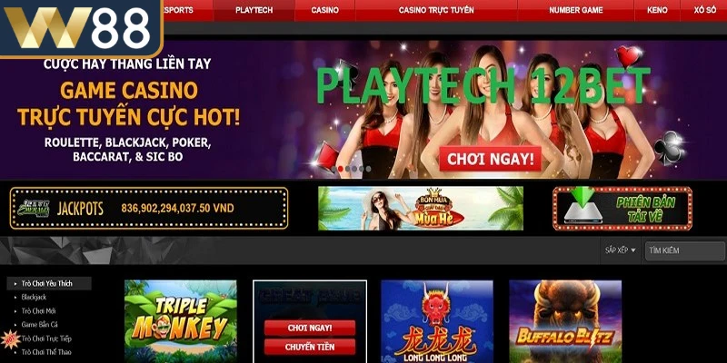 12BET – Nhà Cái Online Uy Tín Hàng Đầu Cho Game Thủ Việt 4 Những hạng mục nổi bật tại hệ thống giữ chân anh em game thủ lâu dài