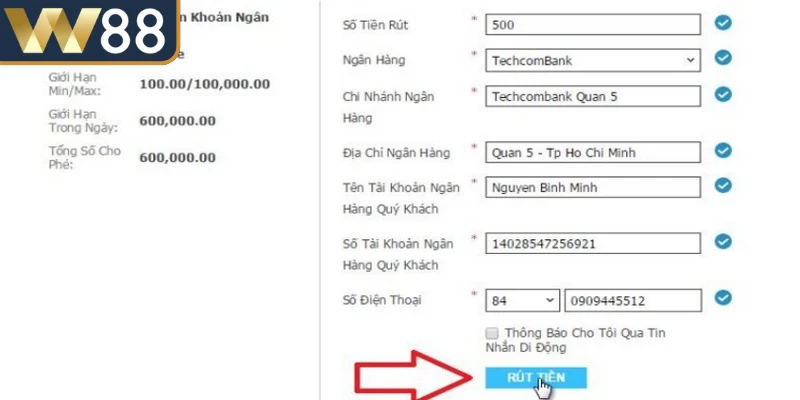 Rút Tiền W88 Trên Apps Với Quy Trình Chuẩn Xác, Nhanh Gọn 4 Cách xử lý lỗi khi giao dịch rút tiền W88 trên Apps